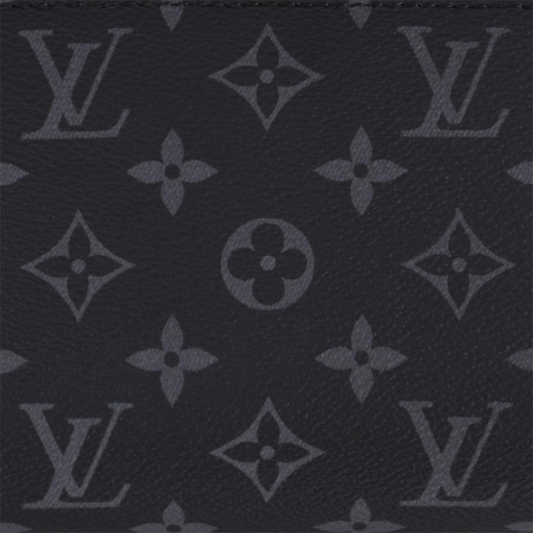 Túi Louis Vuitton Steamer Wearable Wallet Monogram Eclipse Nam Đen